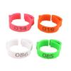 25 Pcs Chicken Foot Ring Adjustable Size Poultry Leg Digital Label Buckle Ring Plastic Chick Duck Goose Farm Equipment 6 Colors