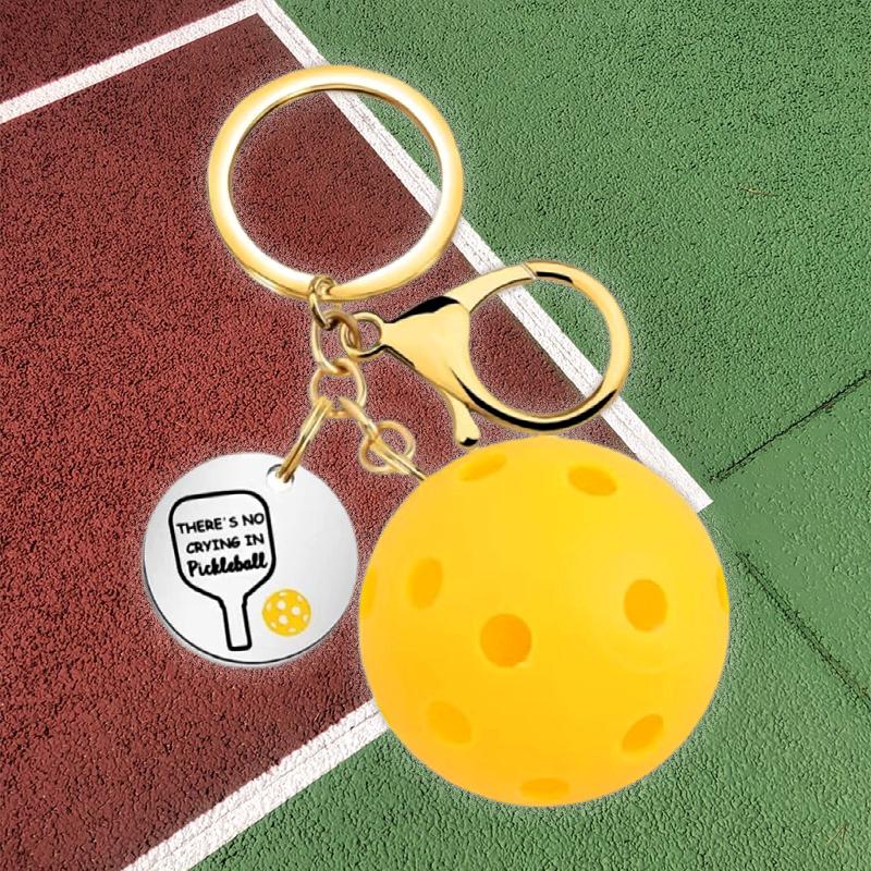 Pickleball Creative Key Chains Rings Pendants Holder Gift Creative Fashion Accessories
