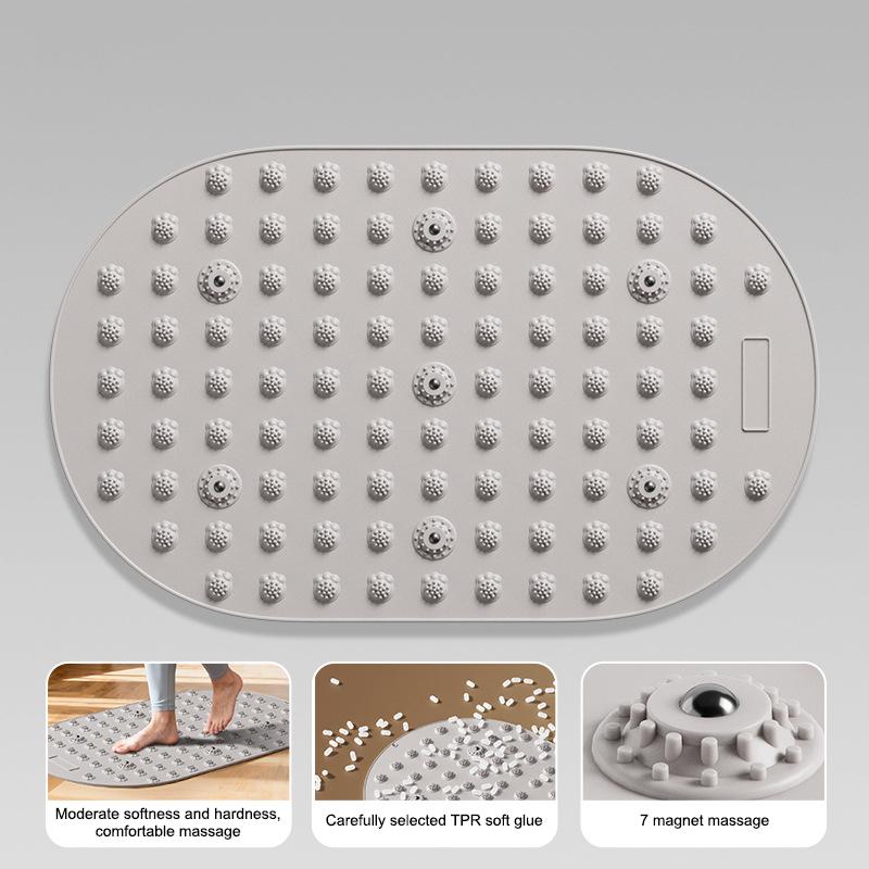 65 * 40Cm Extended Soft Silicone Fingerprinting Board Foot Massage Pad In Situ Indoor Running In Situ Foot Foot Stepping Toe Pad