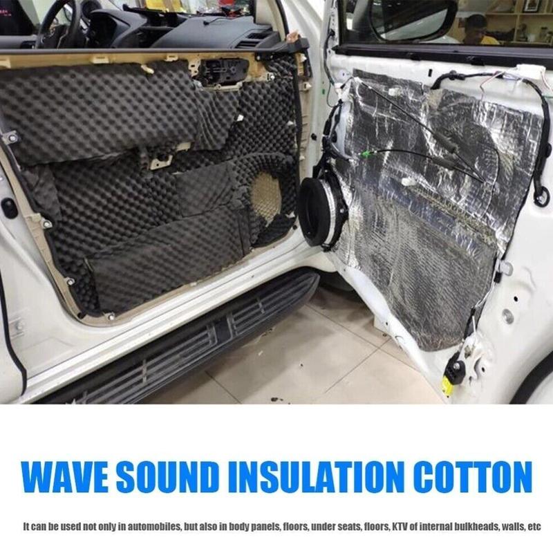 1 шт. подушечки для стен комнаты, студии, акустические пенопластовые панели, плитка, рулонная звукоизоляционная изоляция