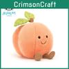 Jellycat Peach Pink Plush Toy Cute Stuffed Doll Bag Pendant Gift Decoration