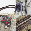 Used GUCCI Boston Bag 161720 Sherry Pretty GG Canvas/leather Beige Dark Brown Shoulder