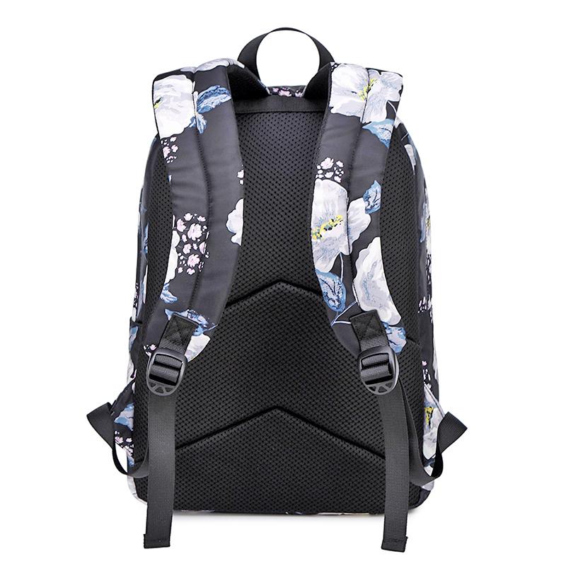 Floral Girls Backpack for School Lightweight Bookbags Satchel College Bags Teen Girls Kids School Bag Set Women Travel Daypack