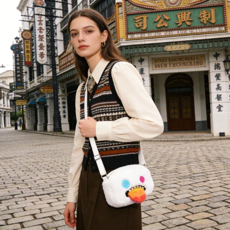 Gen 5 Crossbody Bag Ugly Cute Trendy Street Fashion Single Shoulder Bag Daily Commute Fashion Item For Adults Bag