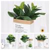 Decoration Courtyard Ornament Faux Leaves Lifelike Greenery Fake Plants Artificial Ficus Branch