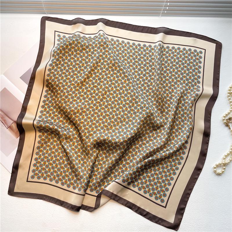 70 * 70 см новый шелковый маленький квадратный шарф для защиты шеи женщин профессиональный шарф универсальный шарф для волос шарф