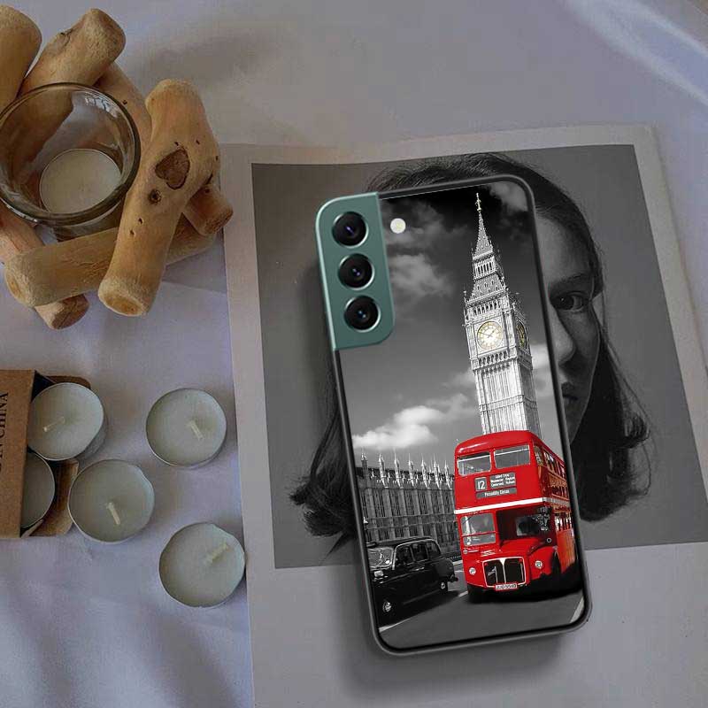 london bus england telephone Phone Case For Samsung A16 A26 A36 A56 Galaxy A02S A12 A52S A13 A23 A33 A53 A54 A34 A24 A14 A22 A32