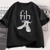Zapatos FIH Miss pelled Fish me camiseta divertida camiseta de humor femenino Y2K ropa de diseñador masculino