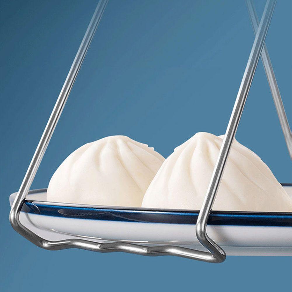 Кухонные инструменты Подставка-пароварка Подъемник Держатель Захват для тарелок Зажим против ожогов Зажим для тарелок и мисок