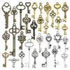 3-Color DIY Alloy Retro Key Jewelry Pendants
