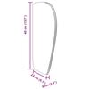 Headboard Wave Ear Cream 40 x 23 x 6 cm PVC