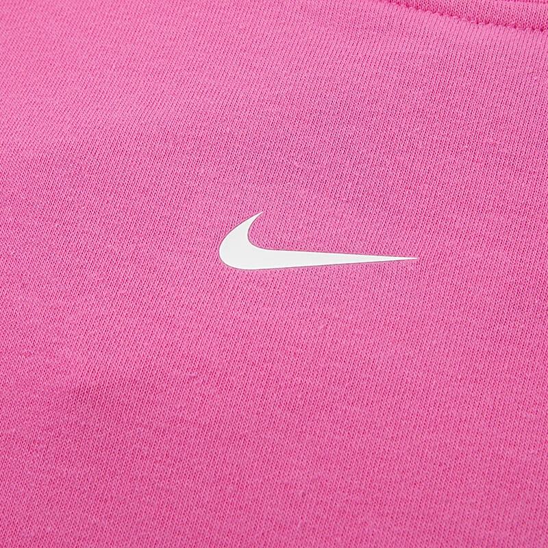Nike Свитшоты женские розовые с круглым вырезом умеренные обычные FB5126-675