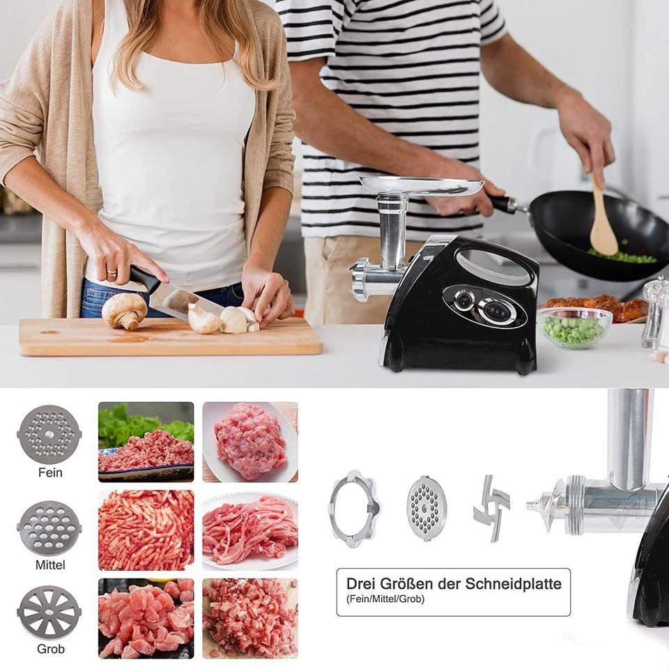 Электрическая мясорубка 220 В, насадка для колбас, шинковка, съемная колбасная машина