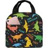 Jurassic Dinosaur Lunch Bag for Kids Dino Insulated Lunch Box Animal Pattern Mini Cooler Back To School Dino Thermal Meal Tote