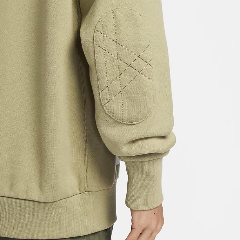 Nike FW23 NAI-KE Series китайский трикотажный свитер с круглым вырезом унисекс свитер оливково-зеленый FV4033-276