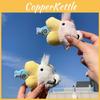 Eating Fish Pelican Plush Doll Keychain Pendant Children Day Gift Soft Cute