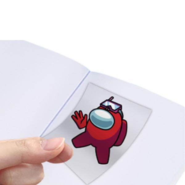 Наклейка с изображением деко среди нас