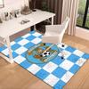 Newcastle United Crest Printed Area Rug for Office, Chair Rug, Decorative Carpet Floor Mat, Large Size Fan gifts Christmas gifts