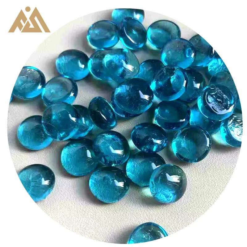 Mini Glass Gems, Flat-bottom Beads in Mixed Colors, Suitable for Home Decor Art Craft Vase Filling.