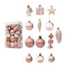 Christmas Tree 29 Piece Ornament Set for Festive Decoration in Homes or Holiday Party Settings with Plastic Material