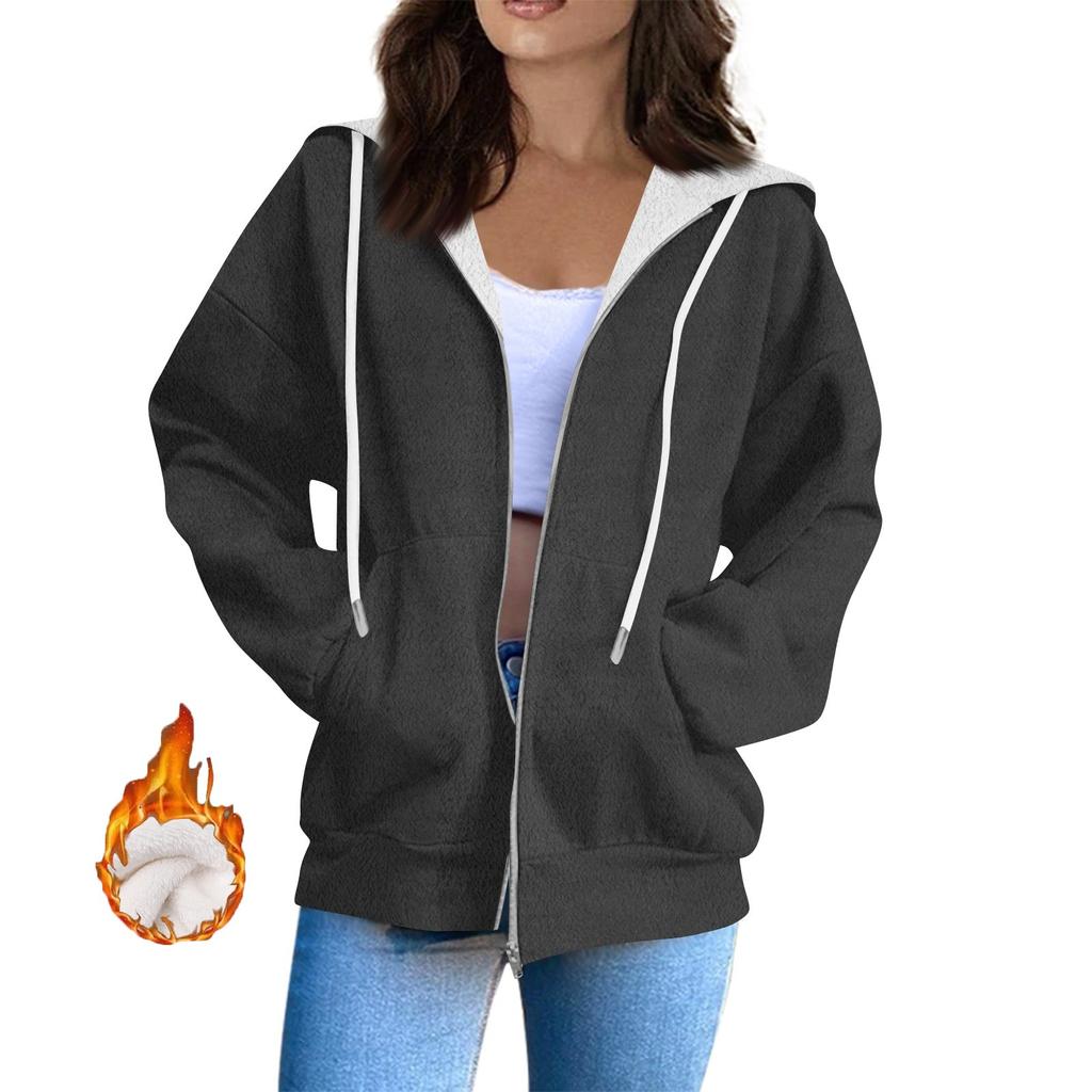 Women's Sweatshirt Sports Flannel Sweatshirt Long Sleeve Top Casual Hoodies Sweatshirt