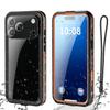Shellbox-Совместимый с IPhone 17 Pro Max /17 Pro/ Air /17, Прозрачный Ударопрочный и Пылезащитный Водонепроницаемый чехол для телефона IP68