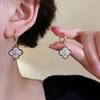 Серьги-гвоздики из серебра 925 пробы с геометрической жемчужиной для женщин, Модные серьги, Серьги с ниспадающей кисточкой, Элегантные украшения