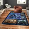 Future Construction Vehicles Pattern Rug Floor Mat for Living Room or Bedroom Soft and Comfortable Carpet a Gift for Birthday and Holiday.