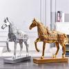 Modern Horse Statue Resin Animal Sculpture Desktop Ornament Miniatures Figurine Home