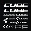 20 см для рамы велосипеда CUBE Наклейки для велоспорта DIY Декор для велоспорта Гонки Велоспорт Защита от солнца и водонепроницаемые Автоаксессуары Наклейка ПВХ