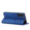 Premium Magnetic Wallet Case for Samsung Galaxy S23 Ultra - Blue Stand Flip Cover