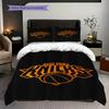 New York Knicks Logo Three-piece set(1 * duvet cover + 2 * pillowcase, without core)Christmas birthday gift Bedding set Soft and comfortable
