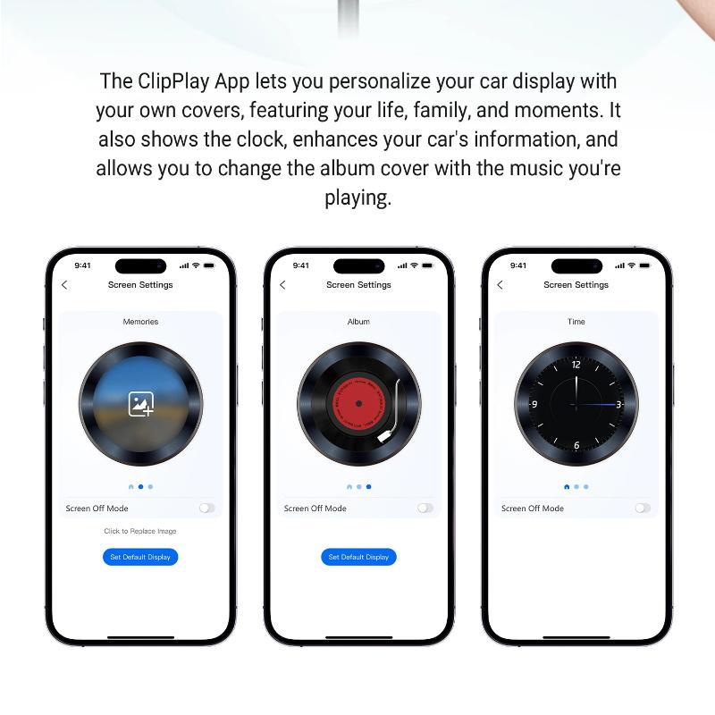 Проводной к Беспроводному Конвертер CarPlay, Адаптер Системы Умного Подключения и Развлечений для Автомобиля, Модернизированный Зажим для Освежителя Воздуха