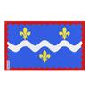 Drapeau - Indre - 64 X 96 Cm - Polyester - Impression Recto/verso - Œillets En Fer
