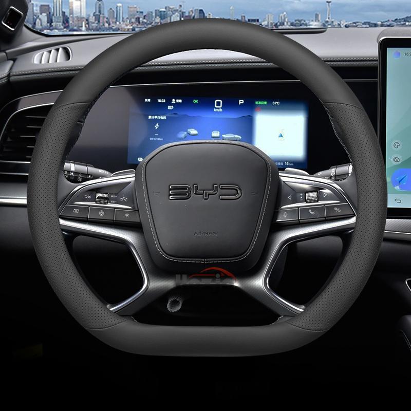 Кожаная накладка на руль автомобиля для BYD Sealion 6 7 06 07 EV DMI 2024 2025 2026 Аксессуары