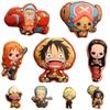 Креативная плюшевая подушка One Piece, мультяшная подушка Луффи, Зоро, Чоппера, детский фестивальный подарок, персонажи)