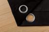 Velvet Curtain with Eyelets 140X270 Black Blackout