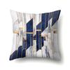 Ins Marble Polyester Pillowcase Car Decoration Home Printed Car Waist Cushion Pillowcase Pillowcase Car Decoration
