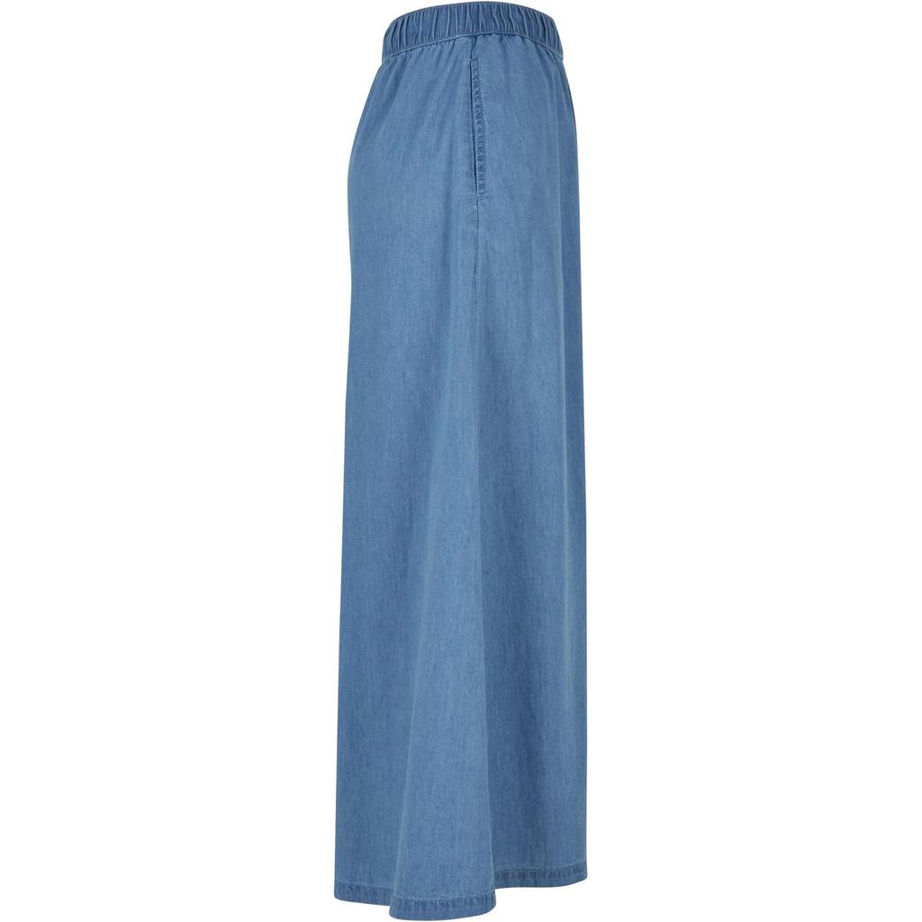 Urban Classics Womens/Ladies Denim Lightweight Wide Maxi Skirt