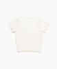 TTUDEMENT Angora Half Sleeve Pullover Cream
