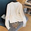 Women's Embroidered Lapel Knitted Top