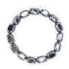 Terahertz Bracelet  Loose Elastic Natural Beads Terahertz Bracelet for Women Men