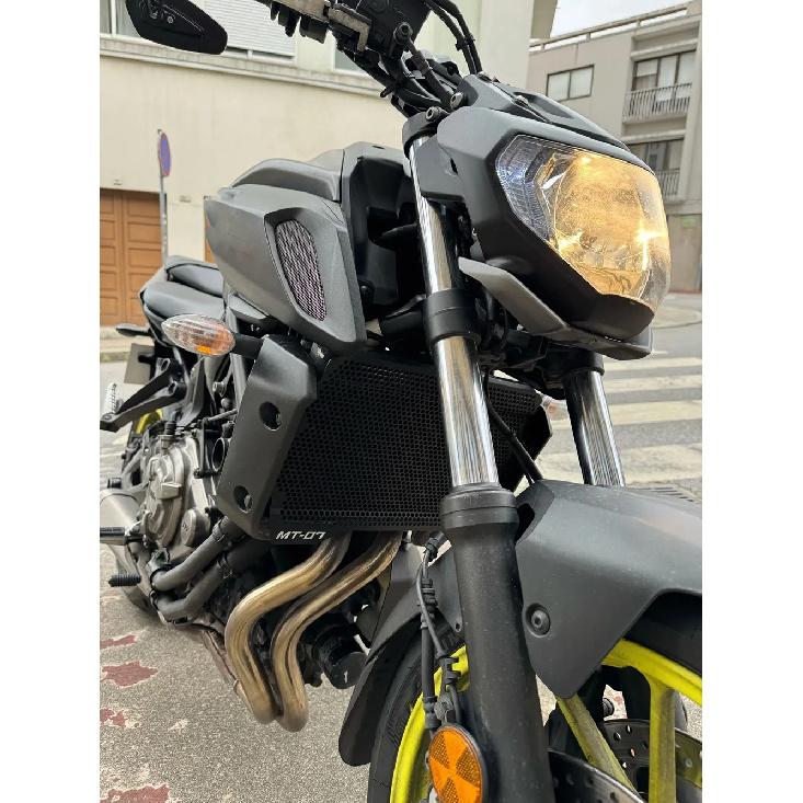 For Yamaha MT-07 FZ-07 FZ07 2018 2019 2020 2021 2022 2023 2024 MT07 Motorcycle Radiator Grille Guard Cover Fuel Tank Protector