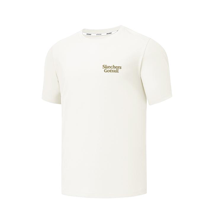 Skechers T Shirt Unisex Marshmallow White/0074 P225U004-0074