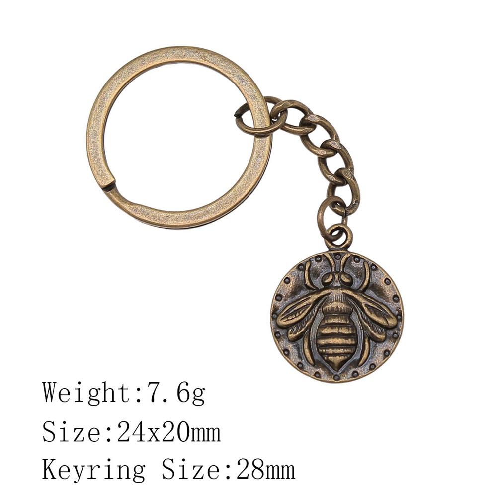 Рождественские украшения Автомобильный брелок Пчела Бабочка Брелок Дешевые вещи Детский брелок