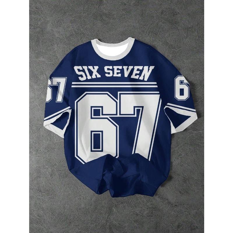 Six Seven Just A Girl in New York American Retro Leopard Print Jersey T-Shirt Breathable Casual Streetwear Short Sleeve Fans Tee