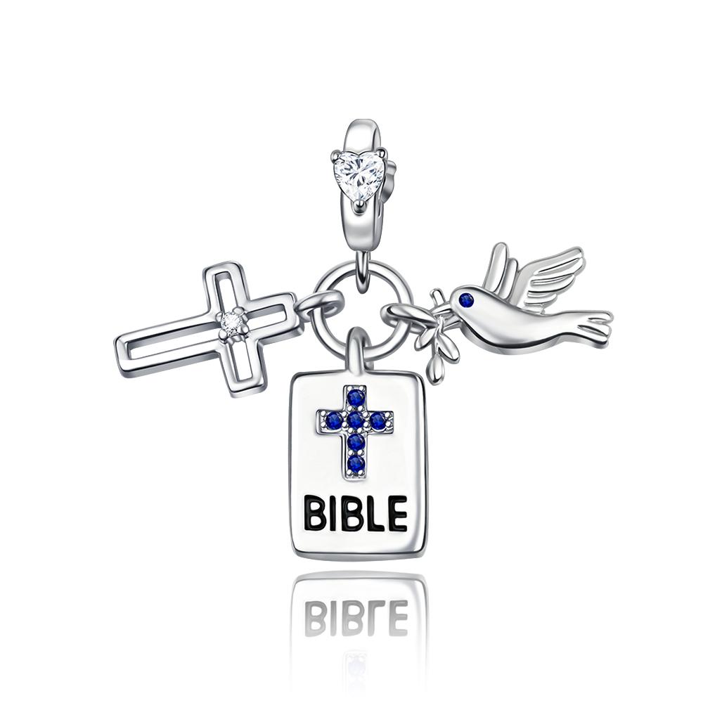 Building Series Copper Charms Eiffel Tower Castle Cherry Blossom Fit Travel Charm Bracelets Women Diy Jewelry Gifts