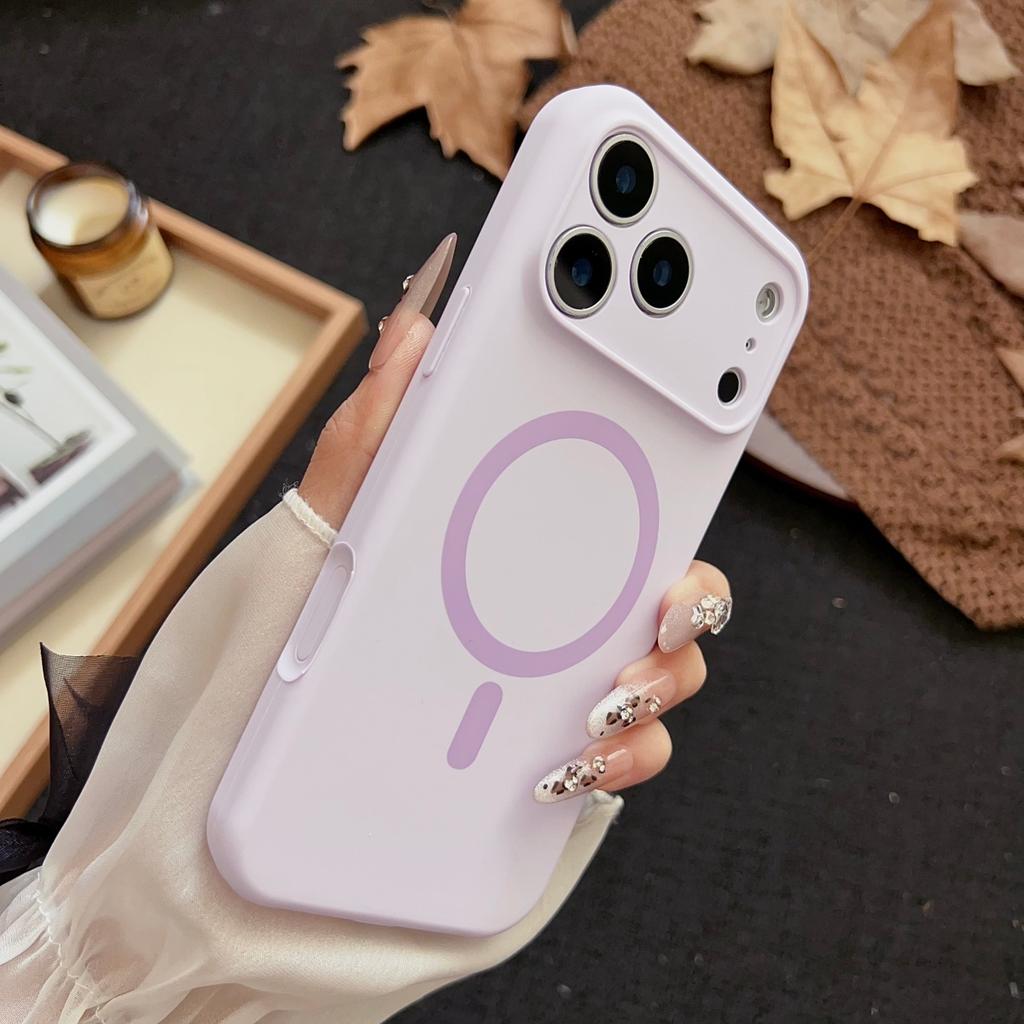 Официальный Жидкий Силикон Для Magsafe Магнитный Чехол Для Телефона Для iPhone 17 Air 16 15 14 13 12 Pro Max Беспроводная Зарядка Обложка