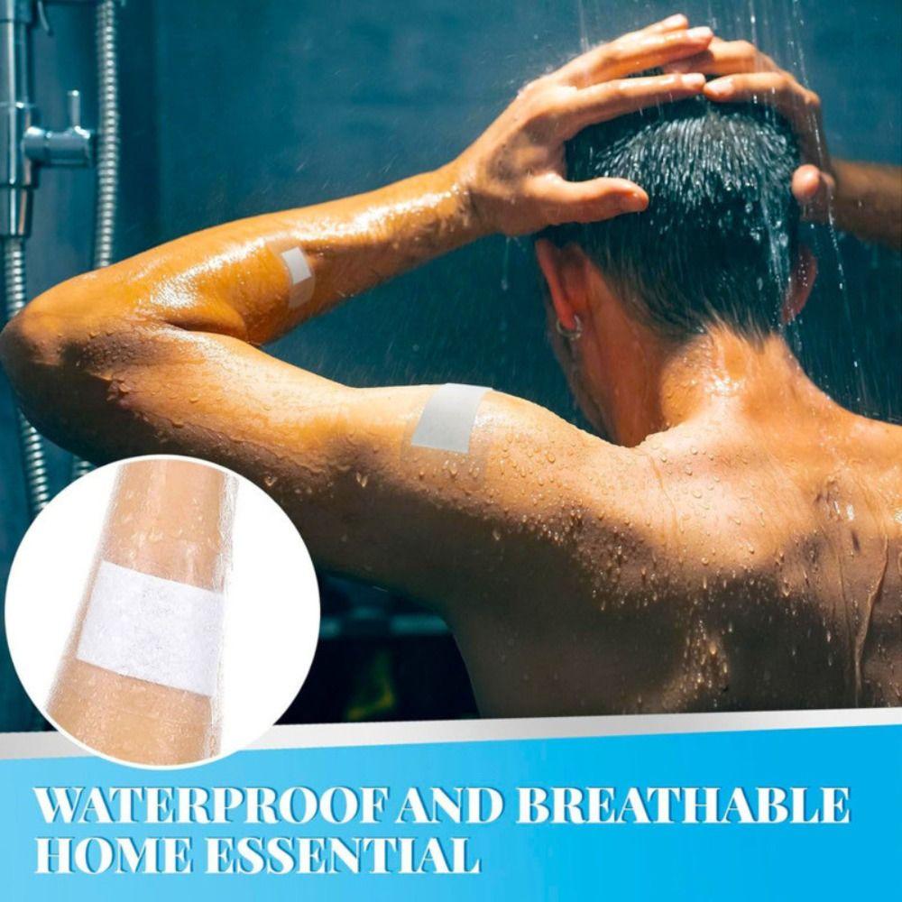 60Pcs Anti-friction Waterproof Sticker Transparent Foot Patch for Children Bathing Swimming