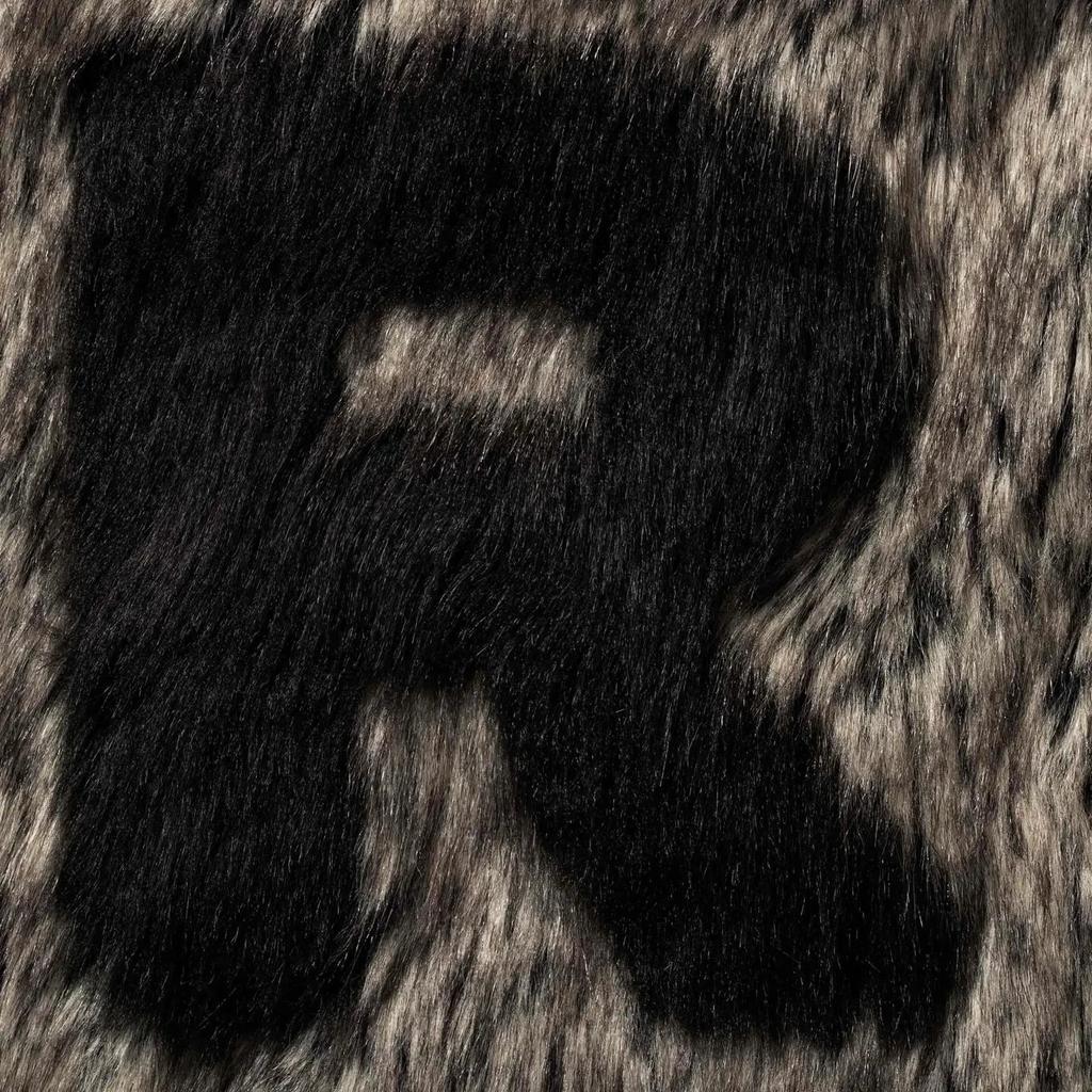 Supreme Reversible Faux Fur Hooded Work Jacket Black
